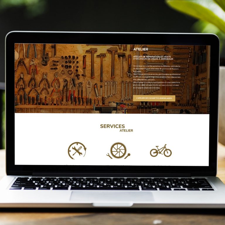 Site Internet - outil de CMS avec gestion de contenus - Les Sonnettes Bordelaises